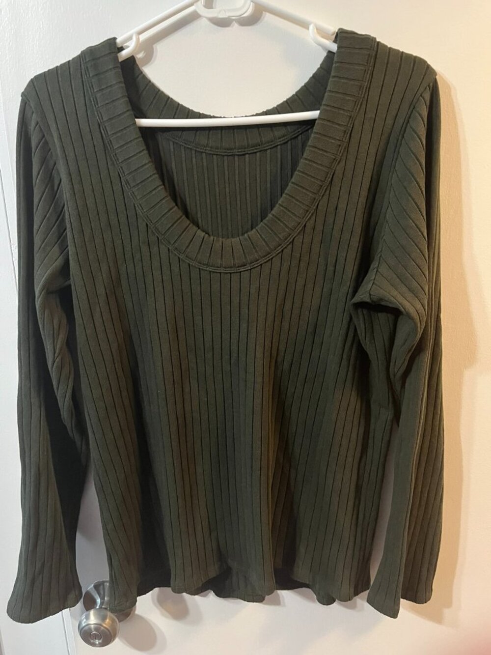 Dark olive sweater